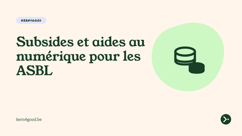 Subsides et aides au numérique pour les ASBL