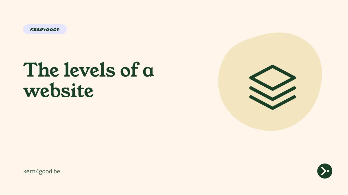 The levels of a website
