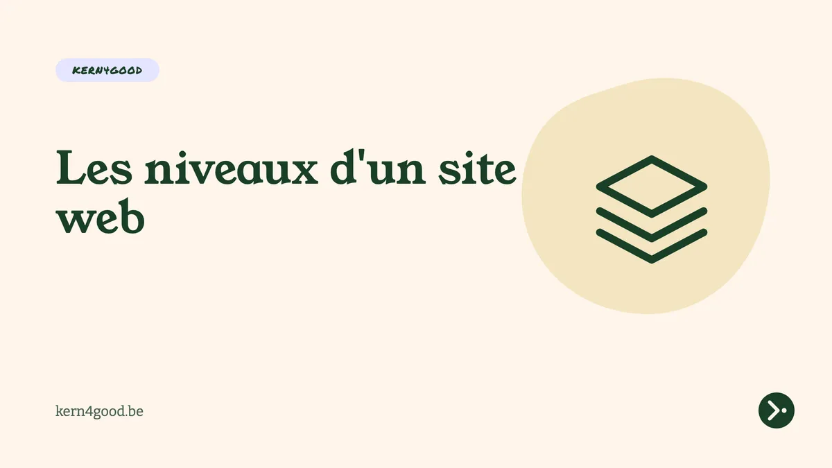 Les niveaux d'un site web