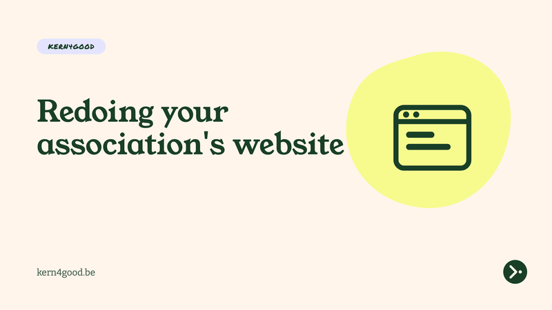 Redoing your association's website