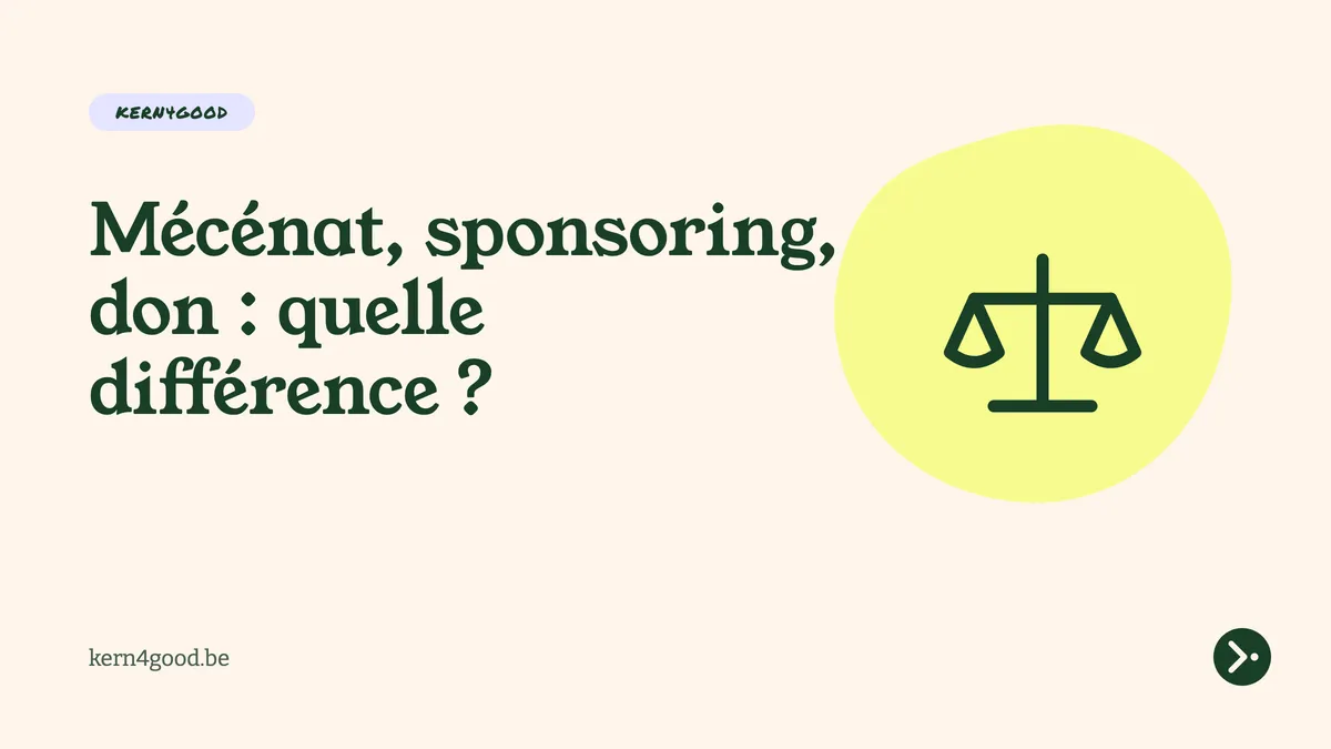 Mécénat, sponsoring, don : quelle différence ?